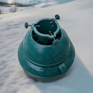 St Nick's Choice Plastic Swivel Straight Tree Stand for Trees Up to 10 ft.